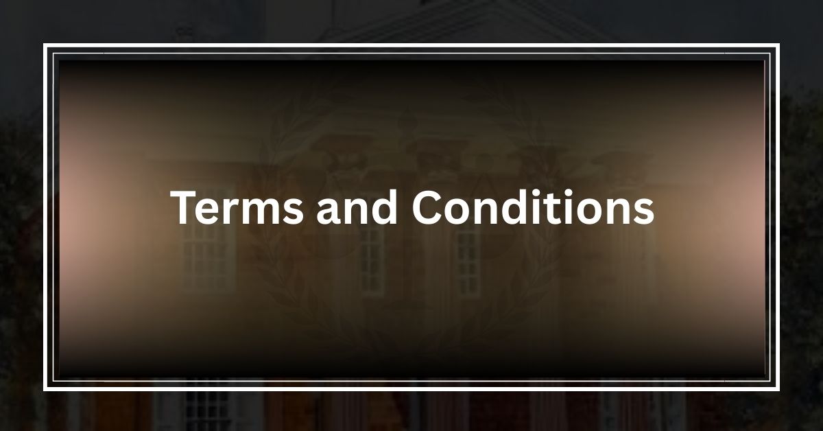 Terms and Conditions – Cumberland County Court Records